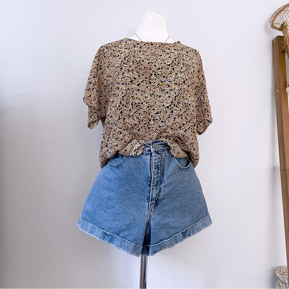Vintage Patterned Light Weight Top